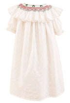 {Sutherby Girls} Bishop Dress ~ White Christmas