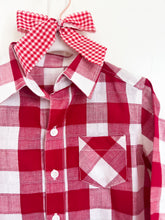 Load image into Gallery viewer, The Prep Shirt ~ Heritage Red Gingham
