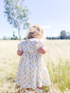 The Smocked Dress - Tiled Floral