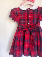 {Sutherby Girls} The Smocked Dress ~ Holiday Heirloom Tartan