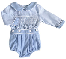 Load image into Gallery viewer, The Button-On Set - Baby Blue Gingham/Corduroy
