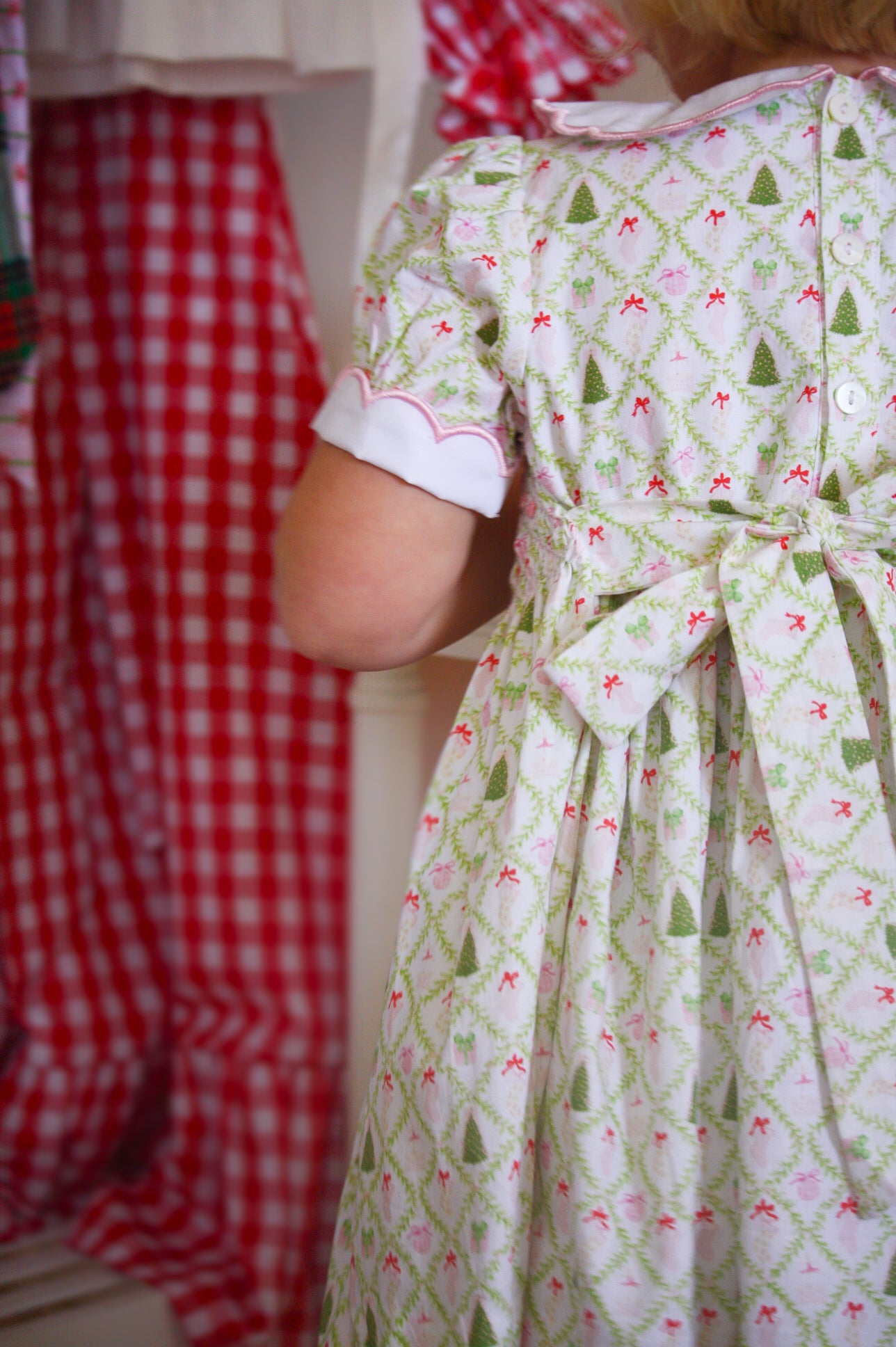 {Sutherby Girls} Signature Celebration Smocked Dress ~ Sugarplum Coquette