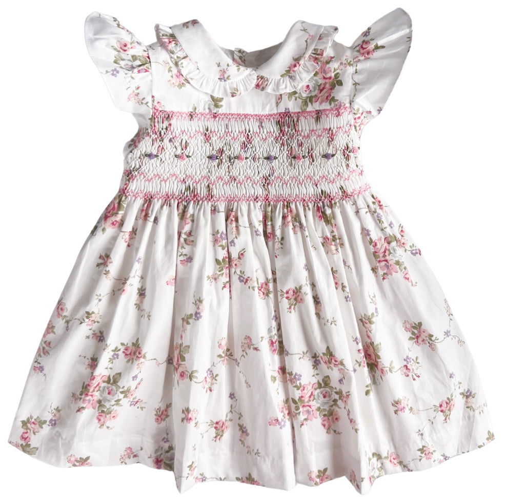 {Sutherby Girls} Signature Smocked Dress ~ Cottage Core Floral