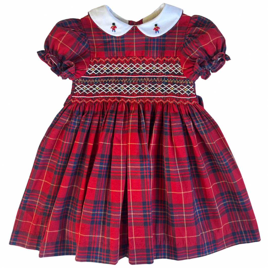 The Smocked Dress ~ Holiday Heirloom Tartan