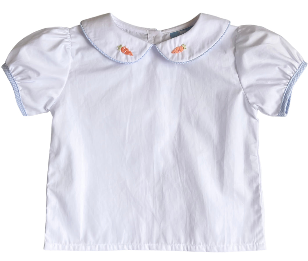 The Preppy Girl's Blouse - Carrot Patch