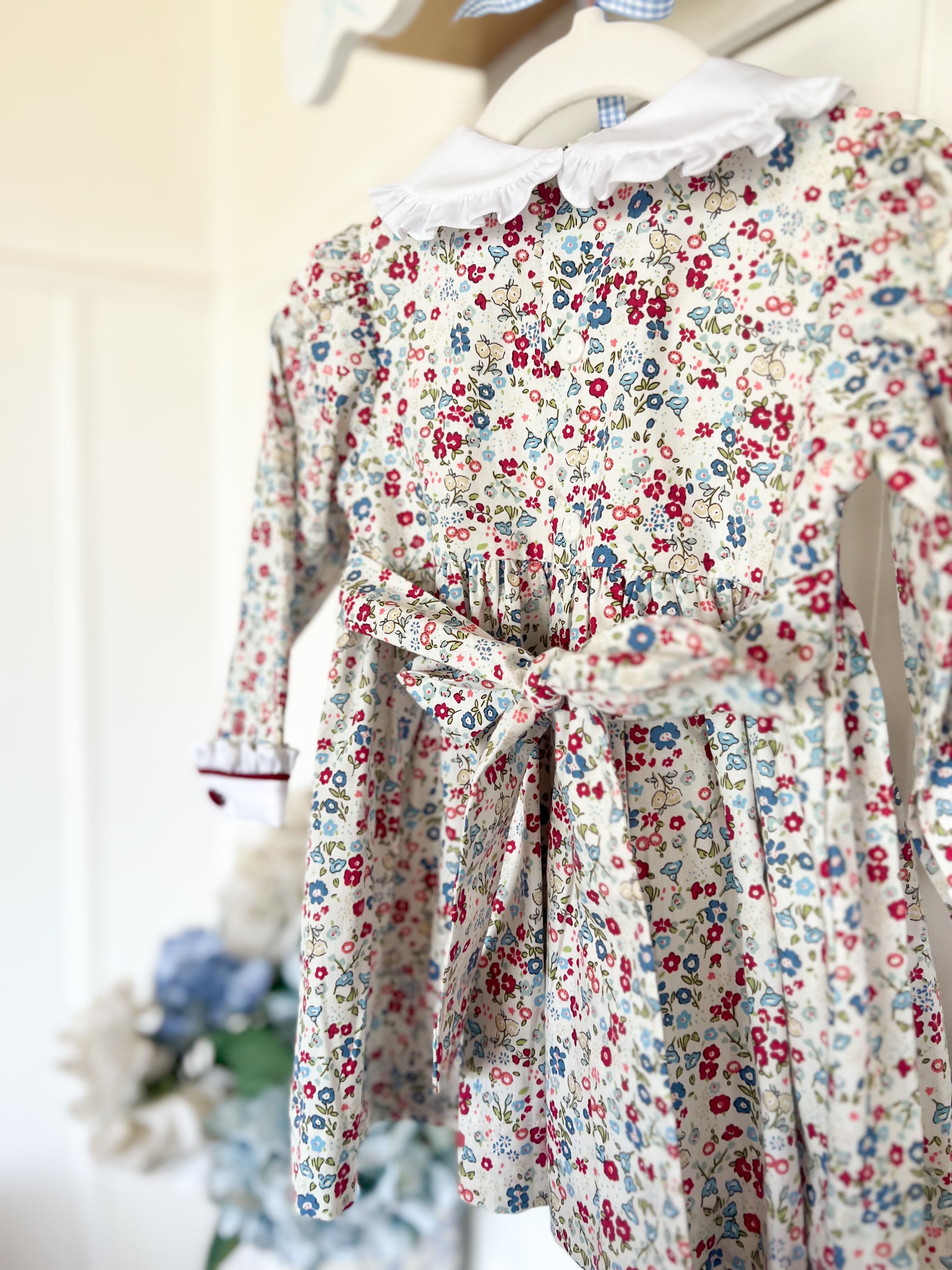 The Smocked Dress - Colourful Carnations