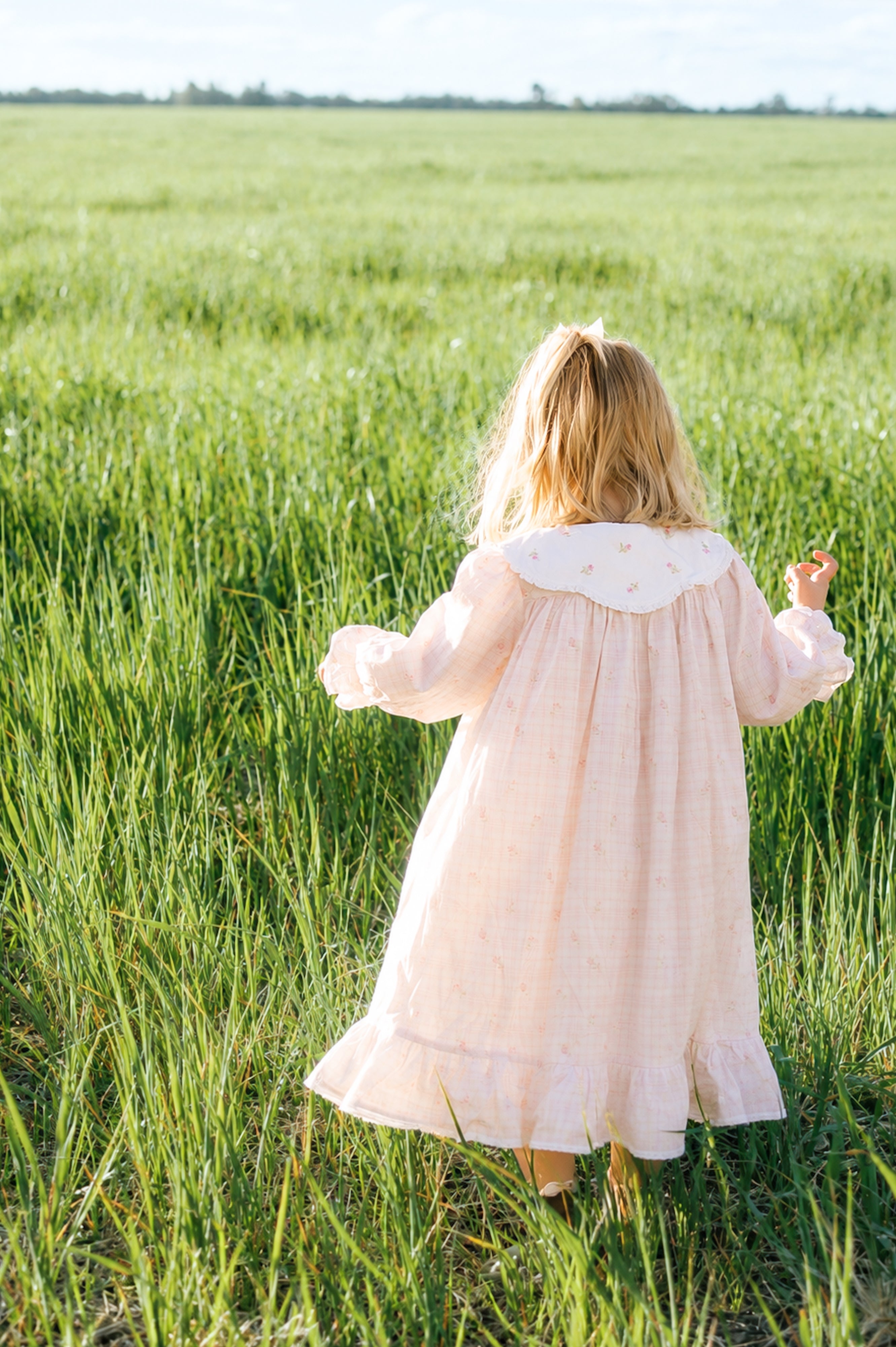 {Sutherby Girls} ‘Primrose’ Dress ~ Pink Posy Plaid