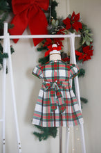 Load image into Gallery viewer, {Sutherby Girls} Signature Smocked Dress ~ Christmas Fair Tartan
