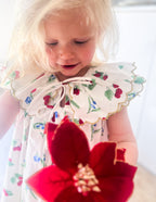 {Sutherby Girls} Signature ‘Mabel' Capelet Daydress ~ Christmas Berries