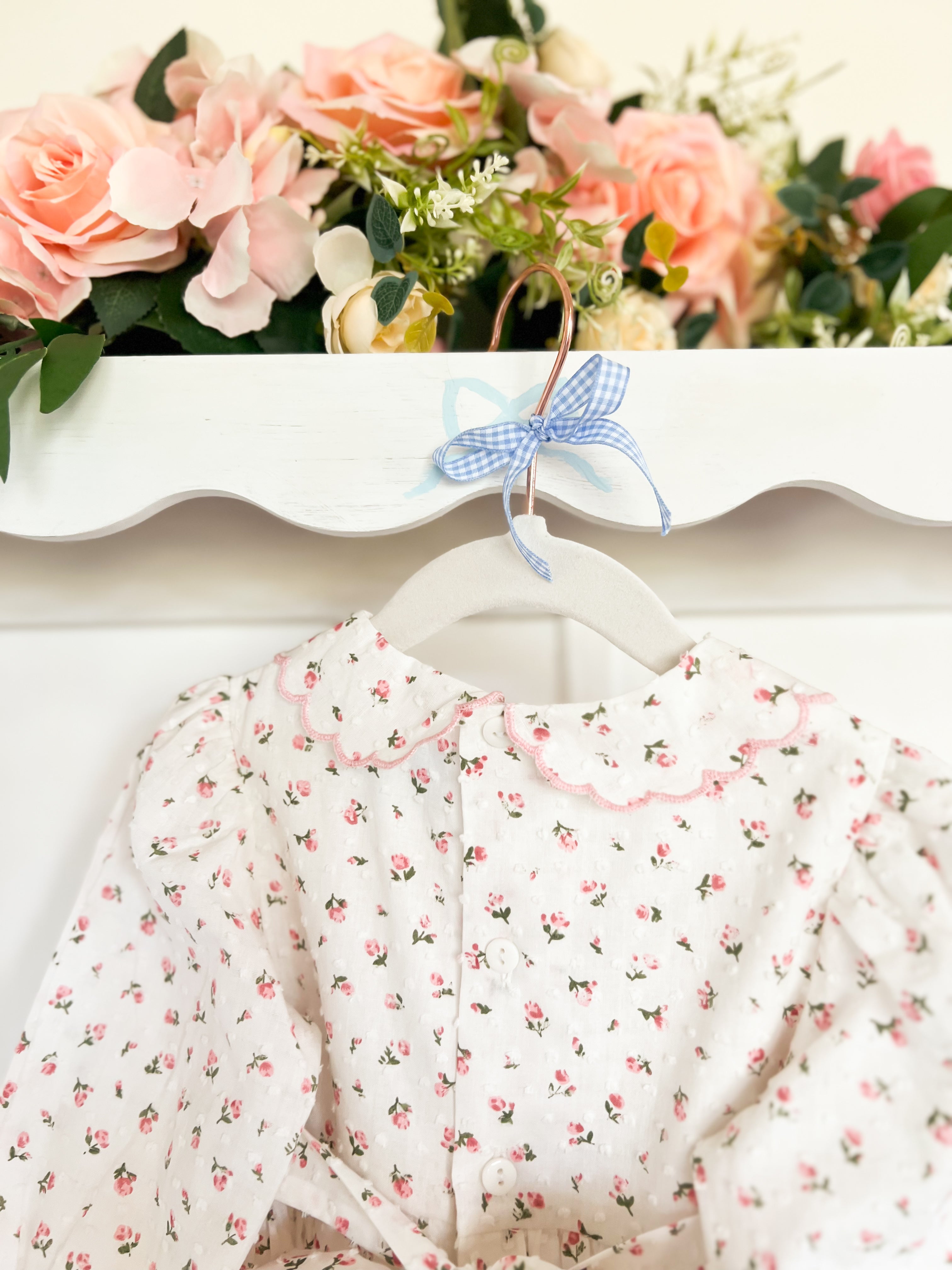 The Smocked Dress - Heritage Rose Plumetti