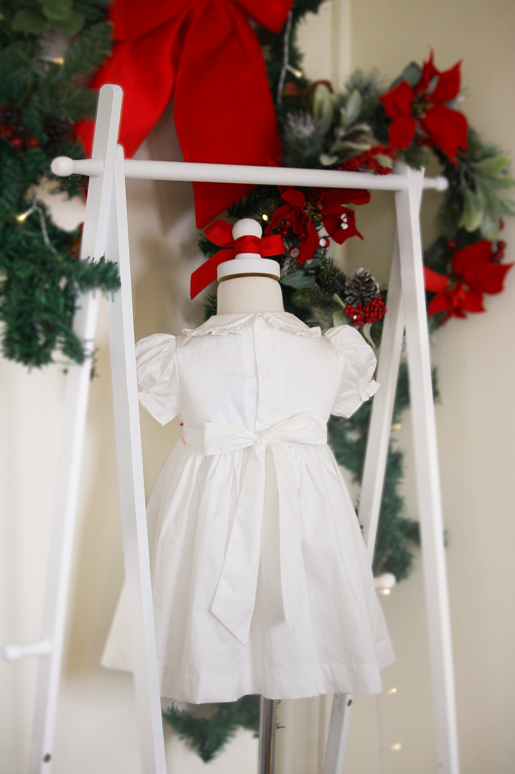 {Sutherby Girls} Signature Smocked Dress ~ Holly Rosebud