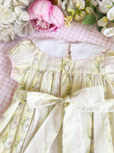 Load image into Gallery viewer, The Smocked Romper - Bunnies &amp; Tulips
