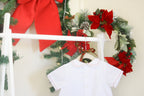 {Sutherby Boys} Signature Smocked Romper ~ Jolly St Nick