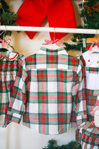 {Sutherby Boys} Shirt ~ Christmas Fair Tartan