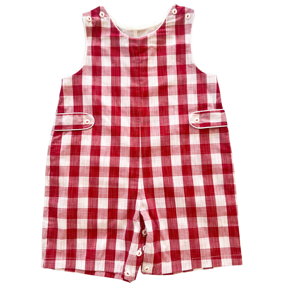 {Sutherby Boys} The Jon Jon ~ Cherry Red Check ~ FARMHOUSE SALE