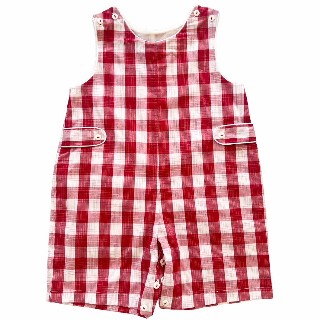 {Sutherby Boys} The Jon Jon ~ Cherry Red Check ~ FARMHOUSE SALE