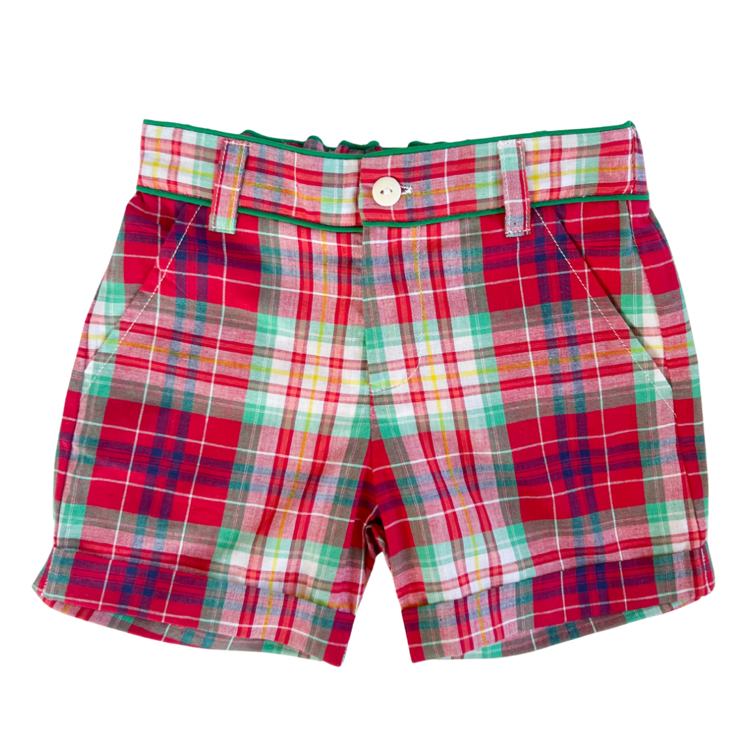 {Sutherby Boys} Heritage Short ~ Yuletide Plaid