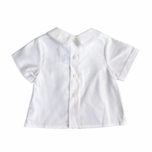 Load image into Gallery viewer, {Sutherby Boys} Nostalgic Embroidered Shirt ~ Heirloom White/Red

