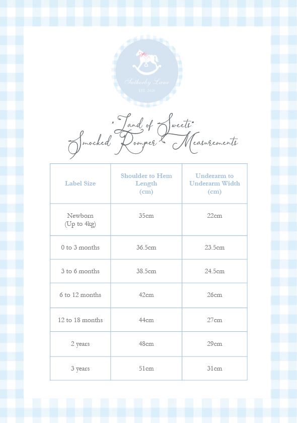 The Smocked Romper ~ "Land of Sweets"