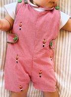 {Sutherby Boys} "The Nutcracker" Embroidered Jon Jon ~ FARMHOUSE SALE