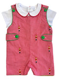 {Sutherby Boys} "The Nutcracker" Embroidered Jon Jon ~ FARMHOUSE SALE