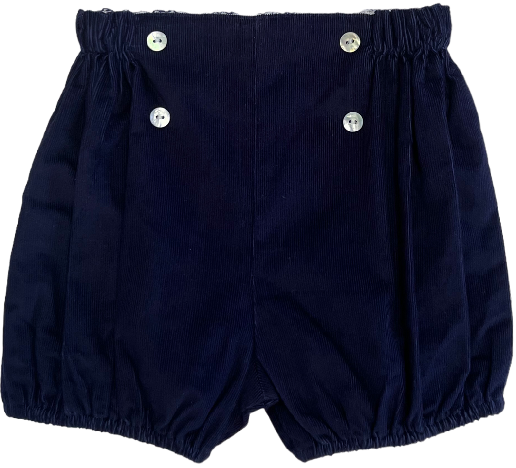 French Navy Cord Bloomers