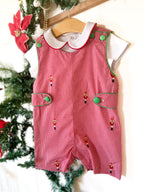 {Sutherby Boys} "The Nutcracker" Embroidered Jon Jon ~ FARMHOUSE SALE