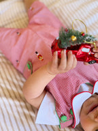 {Sutherby Boys} "The Nutcracker" Embroidered Jon Jon ~ FARMHOUSE SALE