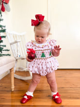 Load image into Gallery viewer, The Smocked Romper ~ &quot;Clara&#39;s Christmas&quot;
