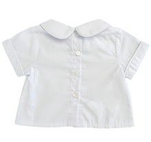Load image into Gallery viewer, Piped Collar Blouse - Classic White
