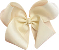 {Sutherby Girl’s} Signature Hair Bow - Vintage Cream