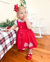 Load image into Gallery viewer, “Christmas Geese” Pinafore Dress &amp; Blouse
