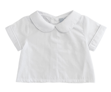 Load image into Gallery viewer, Piped Collar Blouse - Classic White
