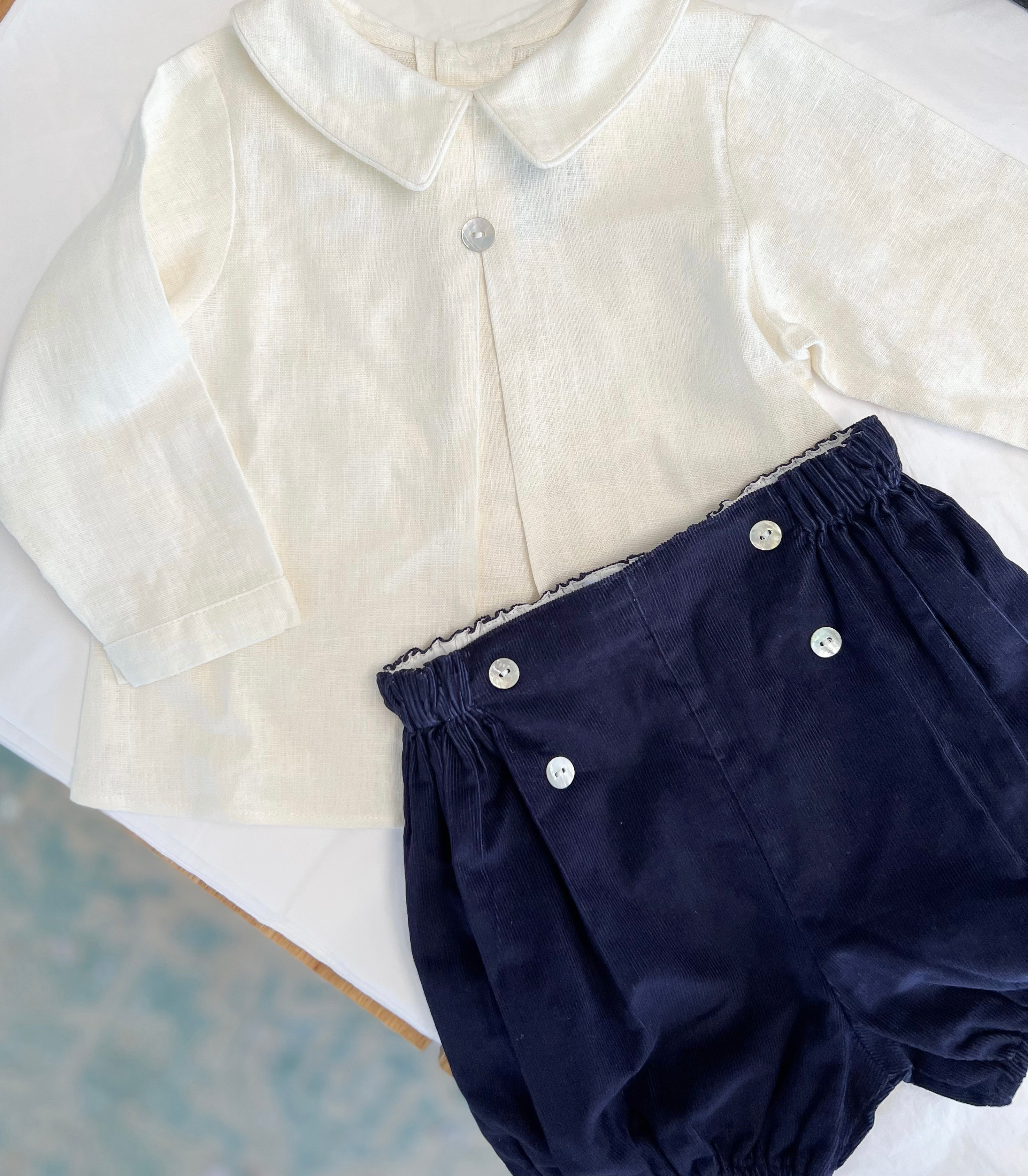 French Navy Cord Bloomers