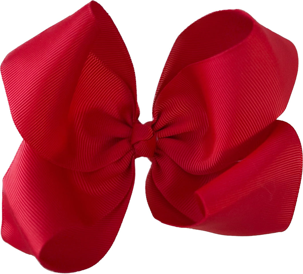 The Hair Bow - Traditional Red