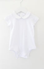 Load image into Gallery viewer, The Collared Bodysuit - Classic White

