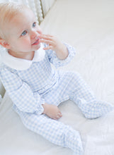 Load image into Gallery viewer, The Babygrow - Baby Blue Gingham
