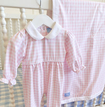 Load image into Gallery viewer, The Babygrow - Baby Pink Gingham - ONE SIZE 18 MONTHS LEFT
