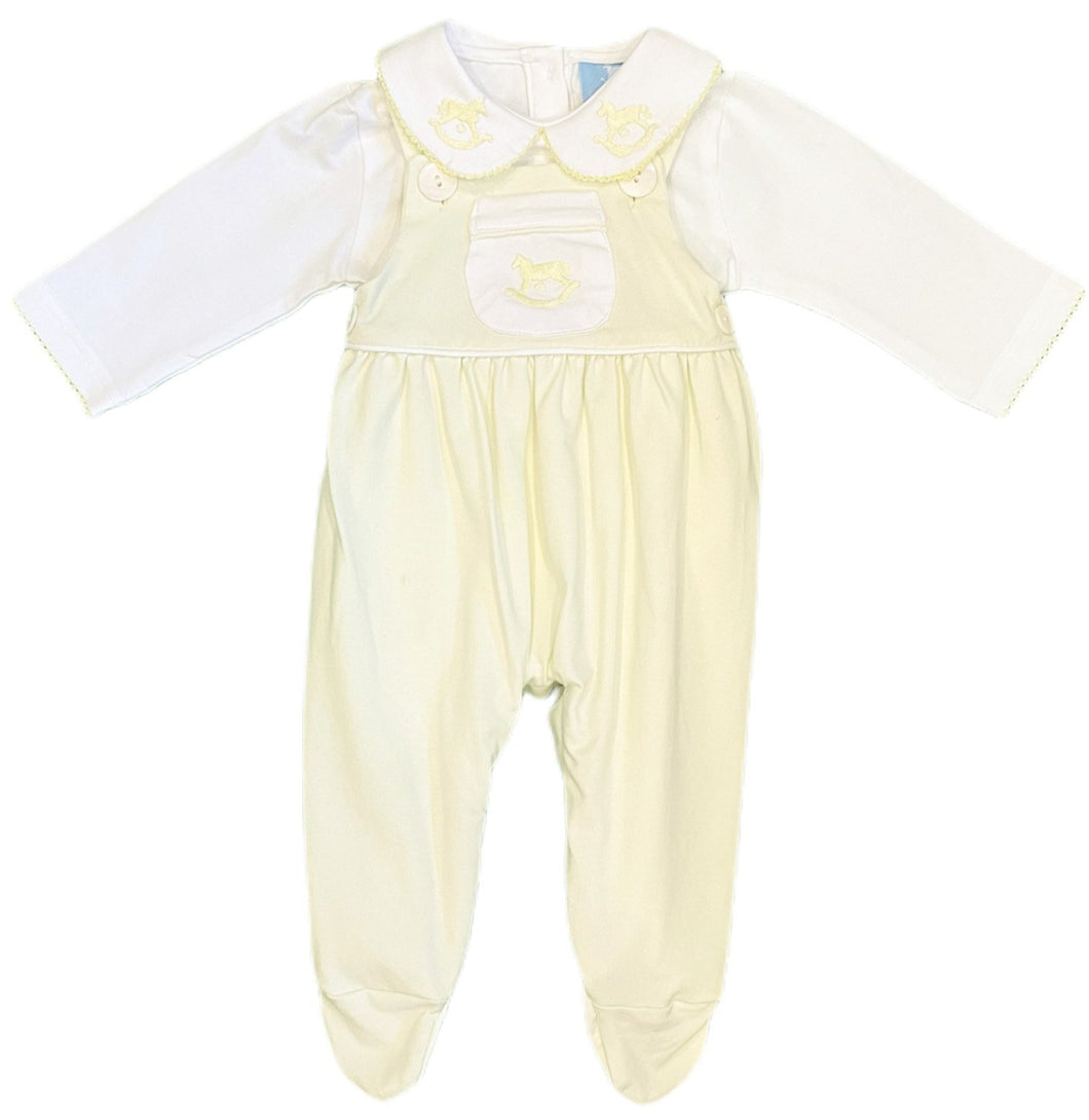 The Layette Overall Set - Yellow Sorbet