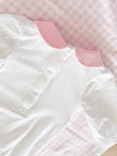 Load image into Gallery viewer, The Layette Smocked Babygrow - Classic Pink - One size 24 months remaining!
