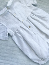 Load image into Gallery viewer, The Smocked Shortie - Periwinkle White Linen
