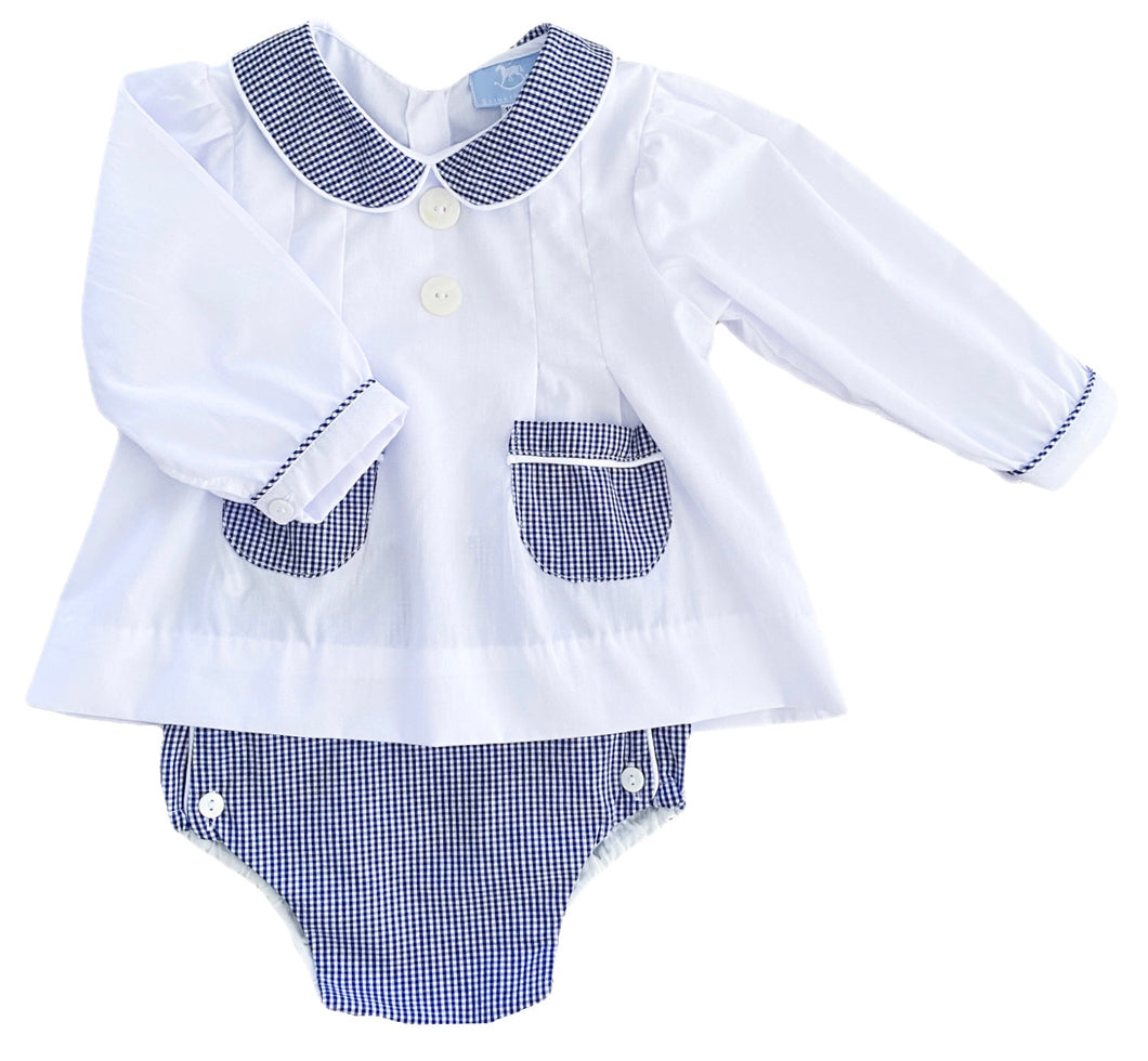 The Classic Set - French Navy Gingham - Only 0 to 3 Remaining!
