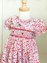 Load image into Gallery viewer, The Smocked Dress - Red Cherry
