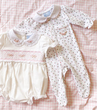 Load image into Gallery viewer, The Layette Coverall - Nostalgic Rosebud
