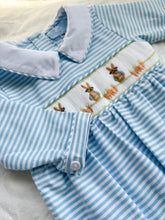 Load image into Gallery viewer, The Smocked Babygrow - Mr Rabbit

