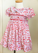 Load image into Gallery viewer, The Smocked Dress - Red Cherry
