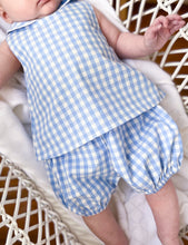 Load image into Gallery viewer, The Layette Set - Blue Gingham
