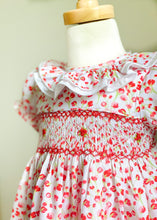 Load image into Gallery viewer, The Smocked Dress - Red Cherry
