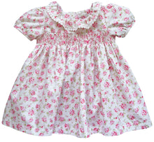 Load image into Gallery viewer, SAMPLE SALE - The Smocked Dress - Vintage Pink Roses
