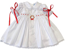 Load image into Gallery viewer, &#39;An Heirloom Christmas&#39; Dress - Christmas Wreath - LAST CHANCE SALE!
